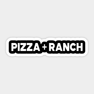 Pizza plus ranch Sticker